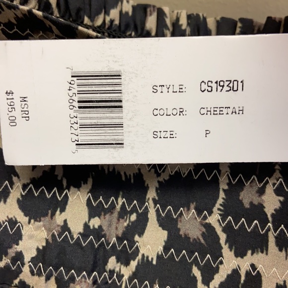 Nicole Miller cheetah midi skirt size xs - Picture 4 of 4